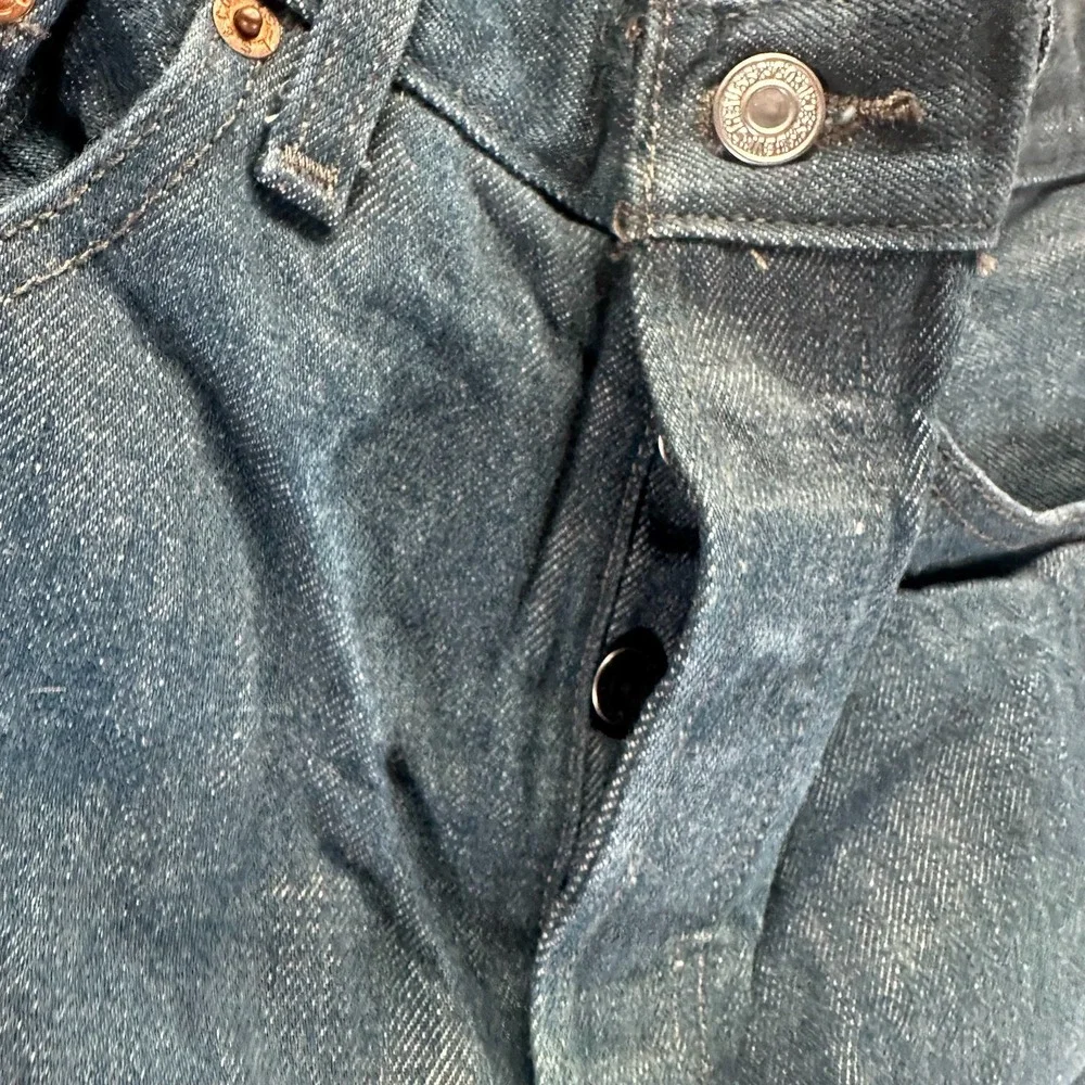 VTG Levi's 501 Jeans Mens 34x30 Blue Cotton Denim Straight Workwear Button-Fly